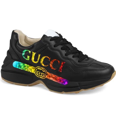 gucci boots rainbow|gucci's chunky rhyton sneaker.